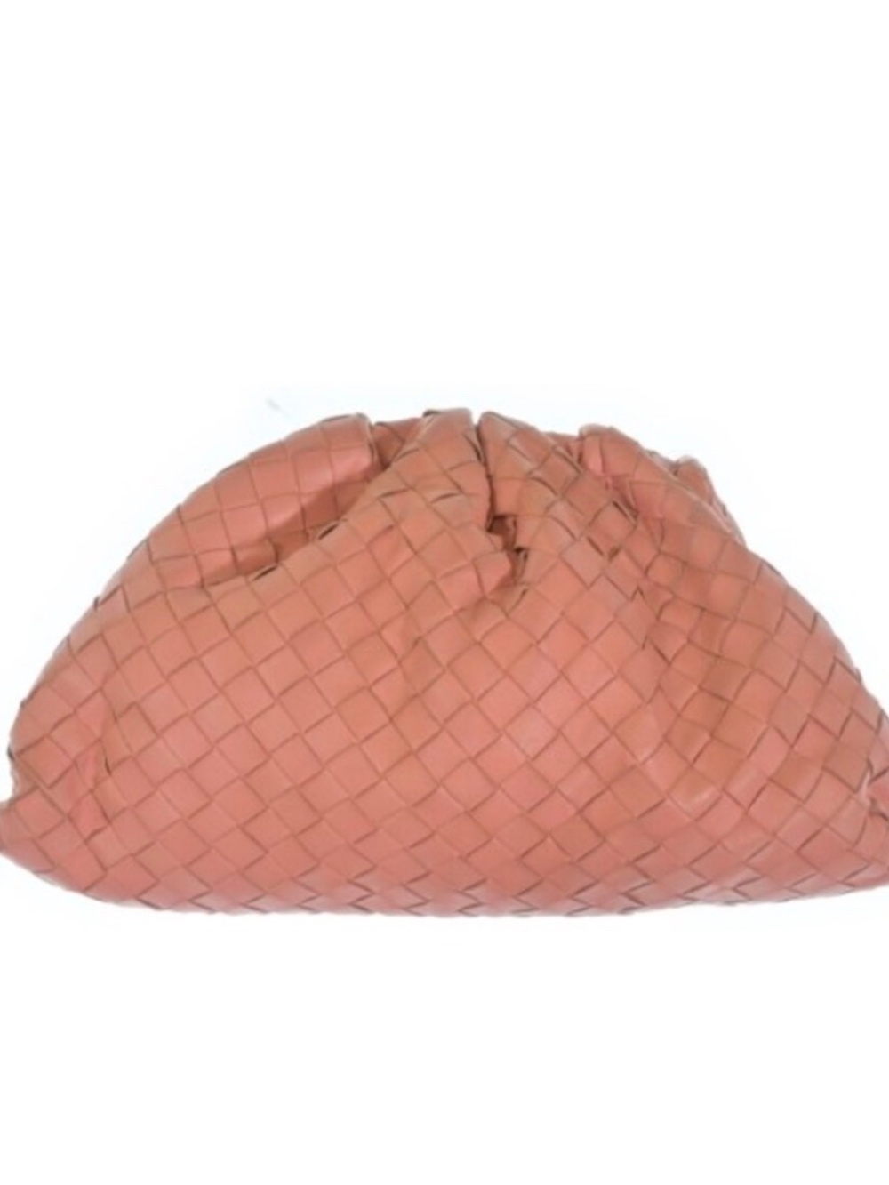 Large Intrecciato Bottega Veneta Salmon Pink Pouch Lambskin Daniel Lee